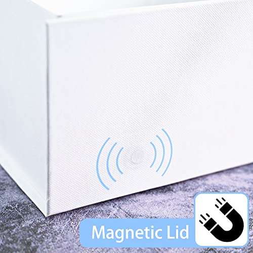 Image of LIFELUM White Gift Boxes with Lids Bulk for Presents 5 Pack Gift Boxes 13.85 x 8.35 x 4.45 inch Large Gift Box Contains Card,Sticker,Ribbon, Shredded Paper Filler for Anniversary, Weeding Gifts