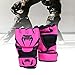 Half Finger MMA Gloves for Men and Women, Pink