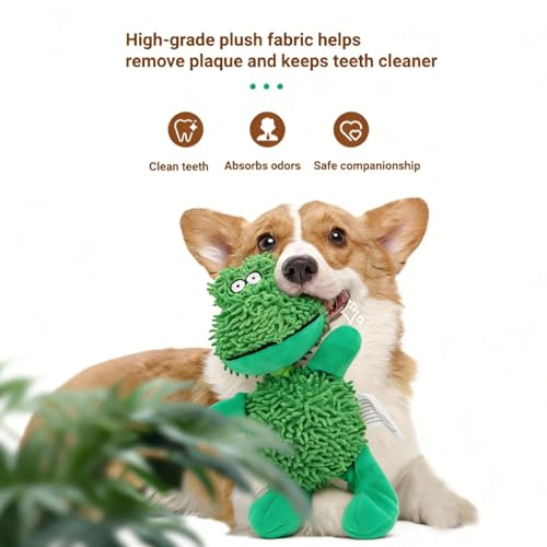 Juguete mordible con sonido de peluche para perros pequeños miniatura 4