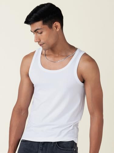Image of DAMENSCH Anti-Bacterial Anti Odour Soft Pinstripe Cotton Vest
