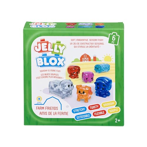 Coffret Amis de la ferme Jeu de construction JELLY BLOX GOLIATH Briques souples et flexibles Dès - vue 8