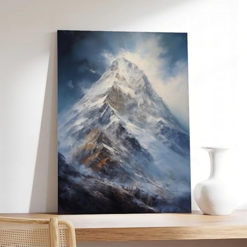 Impression sur toile de montagnes, une idée cadeau originale de 61 cm - 7