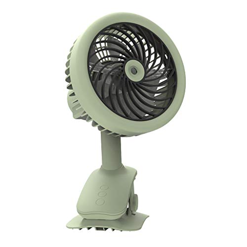 Jonerytime Spray Mini Fan Desktop Bedside Clip Shaking Head Electric Fan Humidifier Atomizing