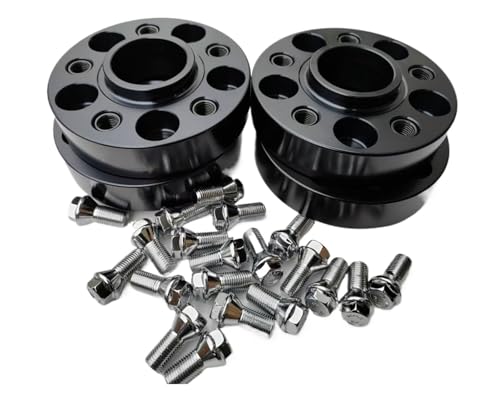 30MM Car Widen Kit Adapter 5x112 66.45 Hub Centric Wheel Spacer Compatible With Audi A4 B8 With 10pcs 14 * 1.5 Bolts