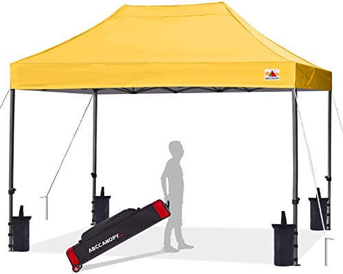 Image of ABCCANOPY Patio Pop Up Canopy Tent 10x15 Commercial-Series (Gold)