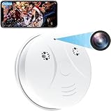 braosusner Hidden Camera Smoke Detector WiFi HD 1080P Spy Camera Wireless Small Nanny Cam for Home Surveillance Security Cameras Indoor/Outdoor Wireless