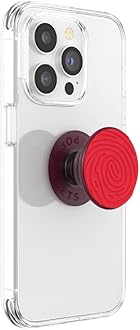 PopSockets Phone Grip with Expanding Kickstand, Adhesive Grip, Raised Fingerprint Design - Imprint Blanchette