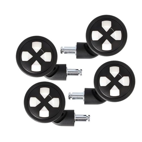 IP1 Radset 4 Ersatzräder kit roues blanches pivotantes et silencieuses pour valise de voyage