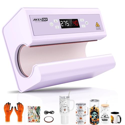 AKEYDIY Auto Tumbler Heat Press Machine 30OZ Mug Press Automatic Press & Release, Temp & Time...