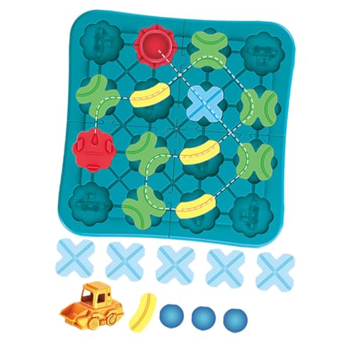 Pista de coches puzzle infantil de plástico Uonlytech con juegos de razonamiento para niños