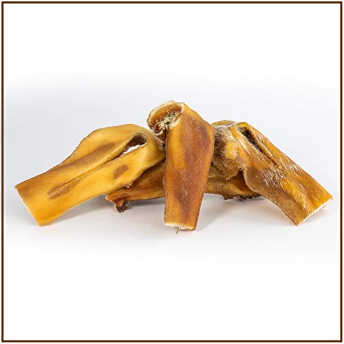 Rinderkopfhaut kurz 500g der Premium Kausnack für Hunde von PrideDogs | 8-12 cm / Stück | 100% Rind Deutscher Herstellung | geruchsneutraler Beutel Cover