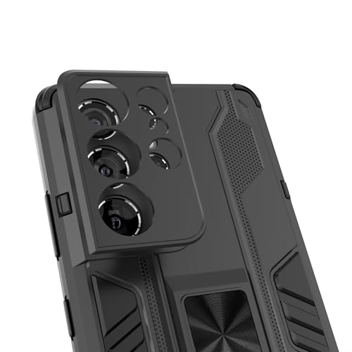 Coque compatible Samsung S21 Ultra avec béquille intégrée fine - 7