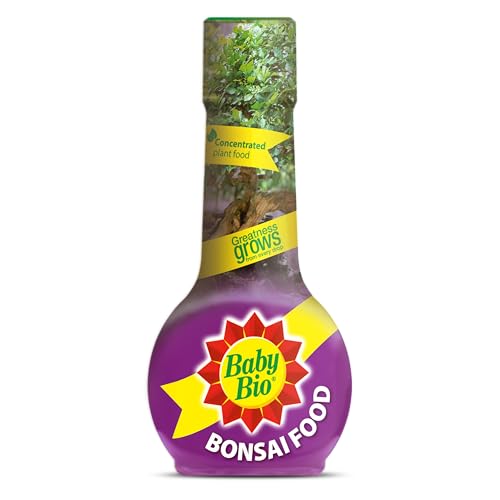 Baby Bio Bonsai Food 175ml - Liquid Concentrate Fertiliser - Essential Nutrients for Healthier Stronger Plants - Enhances Vitality and Resilience for Well-formed Trees - Makes up to 70L