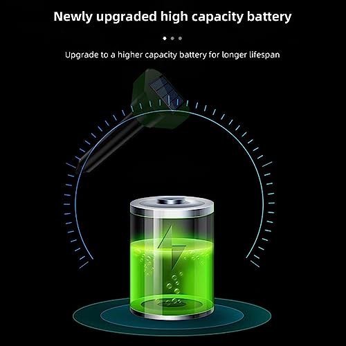 Repelente de pássaros ao ar livre,Solar Powered Farm Protector 360 Graus Animal Repeller Ultrasonic