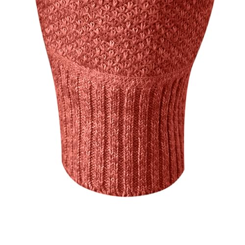 for Man Fall Winter Long Sleeve Neck Sweater Crochet Warm Fuzzy Knit Coat Mens 2025 Fashion3