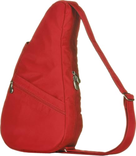 AmeriBag 17" Microfiber Crossbody Sling Healthy Back Bag (Red)3
