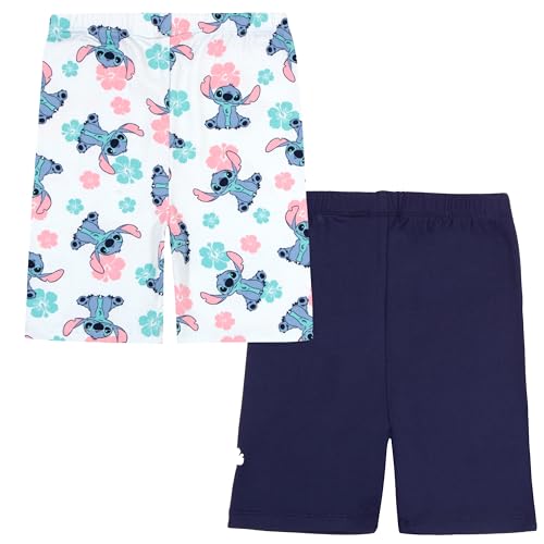 Image of Disney Lilo and Stitch Girls 2-Pack Shorts Set - Lilo & Stitch Biker Shorts Bundle Set for Girls
