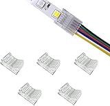 terminal ledeng ke lembang Lo que obtienes: 10 conectores LED RGBW de 6 pines, conexión rápida de tira a cable.