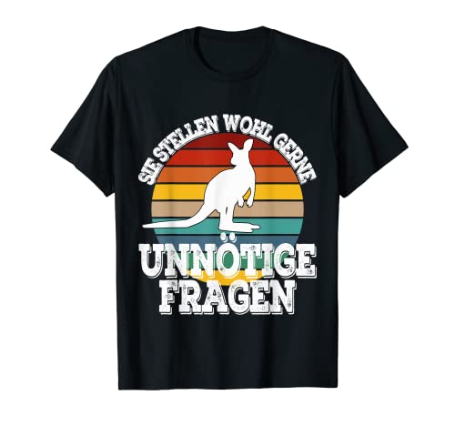 Te gustaría plantear preguntas innecesarias de canguro. Camiseta