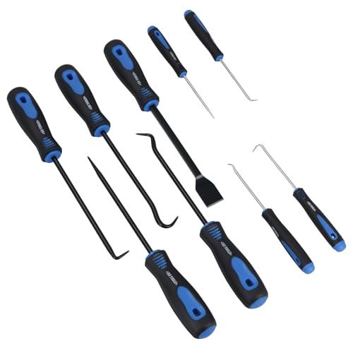 9pc Scraper Hook And Pick Set For Removal Installation Of O Rings Seals Bushes