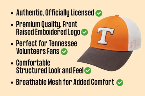Gorra Trucker Mesh Ajustable Universidad Tennessee miniatura 5