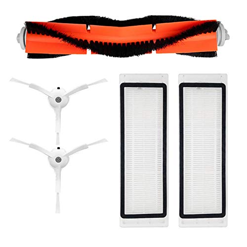 Aspirateur Accessoires pour Xiaomi Mi Robot 2 Pcs Filtre HEPA 2 Pcs Brosse Latérale 1 Pcs Brosse Principale Cover