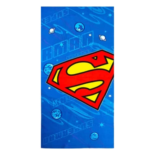 Telo mare piscina bagno logo scudo Superman 140 x
