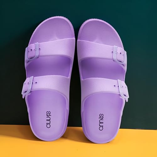 Image of ANNTS Women Black EVA Slipper Sandal | Comfortable| Stylish | Modern Design | Breathable | Slip Resistant | Skin Friendly Material