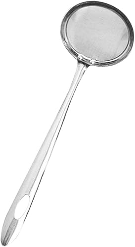 Miniatura 2 de Cuchara para tamizar, utensilios de cocina, alambre de acero inoxidable, malla fina, colador de aceite, colador de harina