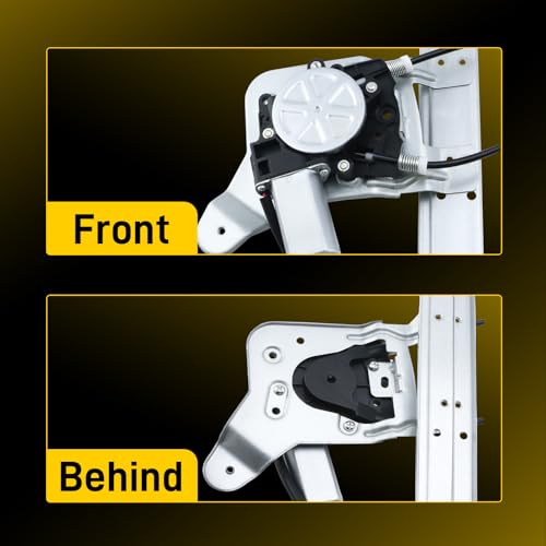 Image of 741-579 Rear Right Passenger Side Power Window Regulator w /Motor Fit for 2000-2006 Chevy Silverado 1500 2500 3500 Avalanche Suburban, GMC Sierra 1500 2500 3500 Yukon XL, Escalade ESV EXT