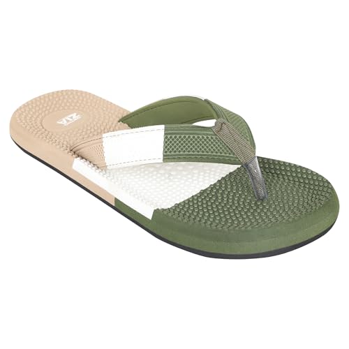 Image of Men's Orthopedic Comfort Flip Flops Slippers | Cushioned Footbed | Anti-Slip Sole | Men,s Slippers