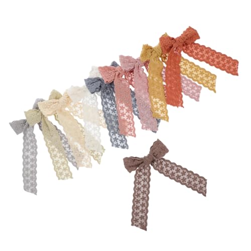 Barrette à nœud vintage pour femmes : lot de 10 accessoires de cheveux élégants