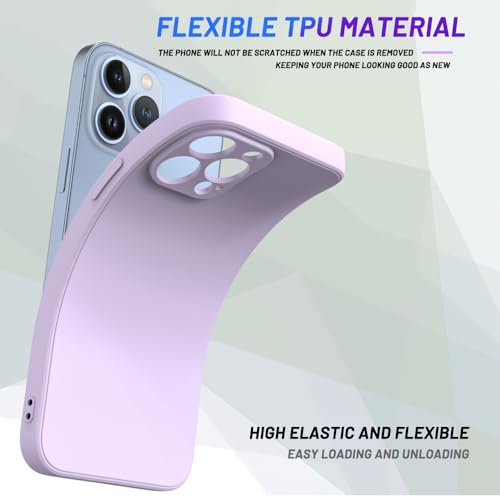 Image of for iPhone 13 Pro Case Purple, Scratch Resistant with Soft Touch, Slim Thin Phone Cover for iPhone 13 Pro 6.1 inch