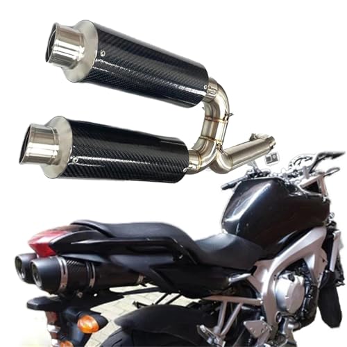 Pot d'échappement intermédiaire carbone pour vos road trips en FZ6