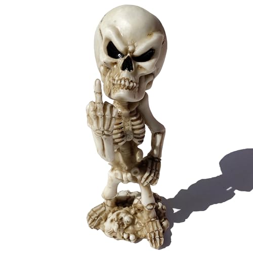 Basuo-9Q Middle Finger Skeleton Statue – 7.3