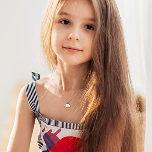 Charmire Big Sister Little Sister Gifts 925 Sterling Silver Elephant Necklace Set For Sister (Sisters-1) #TOP5