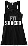 Threadrock Women's Fit Shaced Flowy Racerback Tank Top
