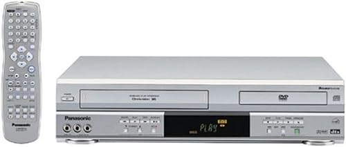 Panasonic PV-D4743S Combo de escaneo progresivo DVD-VCR, plateado
