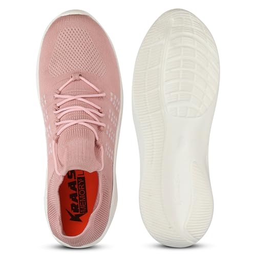 Image of Kraasa Women 4195 Casual Shoes | Sneakers for Daily Use and Casual Outfits | Fashion Footwear | Soft Cushioned Insole