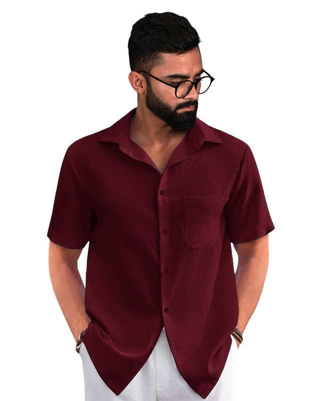 Image of Tee Projekt Textured Shirts for Men || Casual Shirt for Men || Comfortable and Stylish for Every Wardrobe