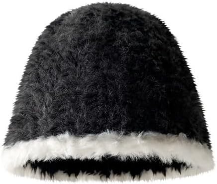 Women's Fisherman's Hat Versatile Plush Bucket Hats for Women in Winter