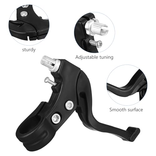 HANABASS Kids Bike Brake Levers - Universal Mini Bicycle Brake Kit for Mountain Bikes, Replacement Black Handles for Children\'s Bicycles