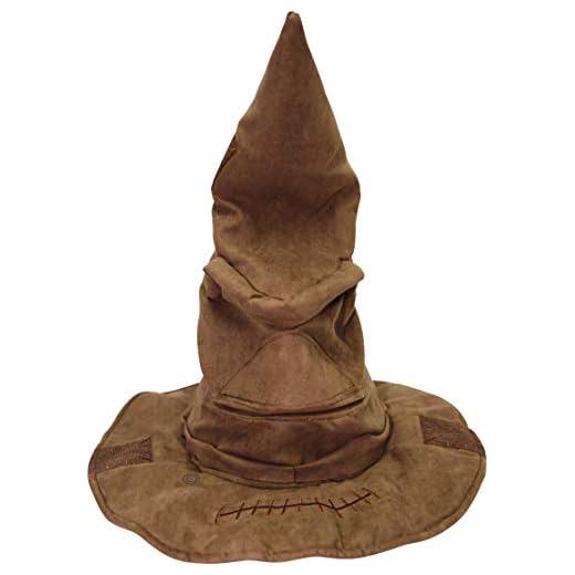 Harry Potter Real Talking Sorting Hat Animated Costume, Brown