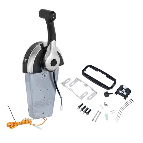 Generic Single Outboard Remote Control Kit for Mercury 8M0059686 Top Mount Control Box Marine Boat Remote Control Box Single Binnacle Outboard Control Kit