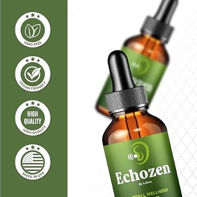 (2 Pack) Echozen Drops, Echo Zen Liquid Supplement Ear Health Vitamins Advanced Maximum Strength Hearing Support Formula for Tinnitus, Natural Ingredients Premium Wellness Gotas Reviews (4 oz)