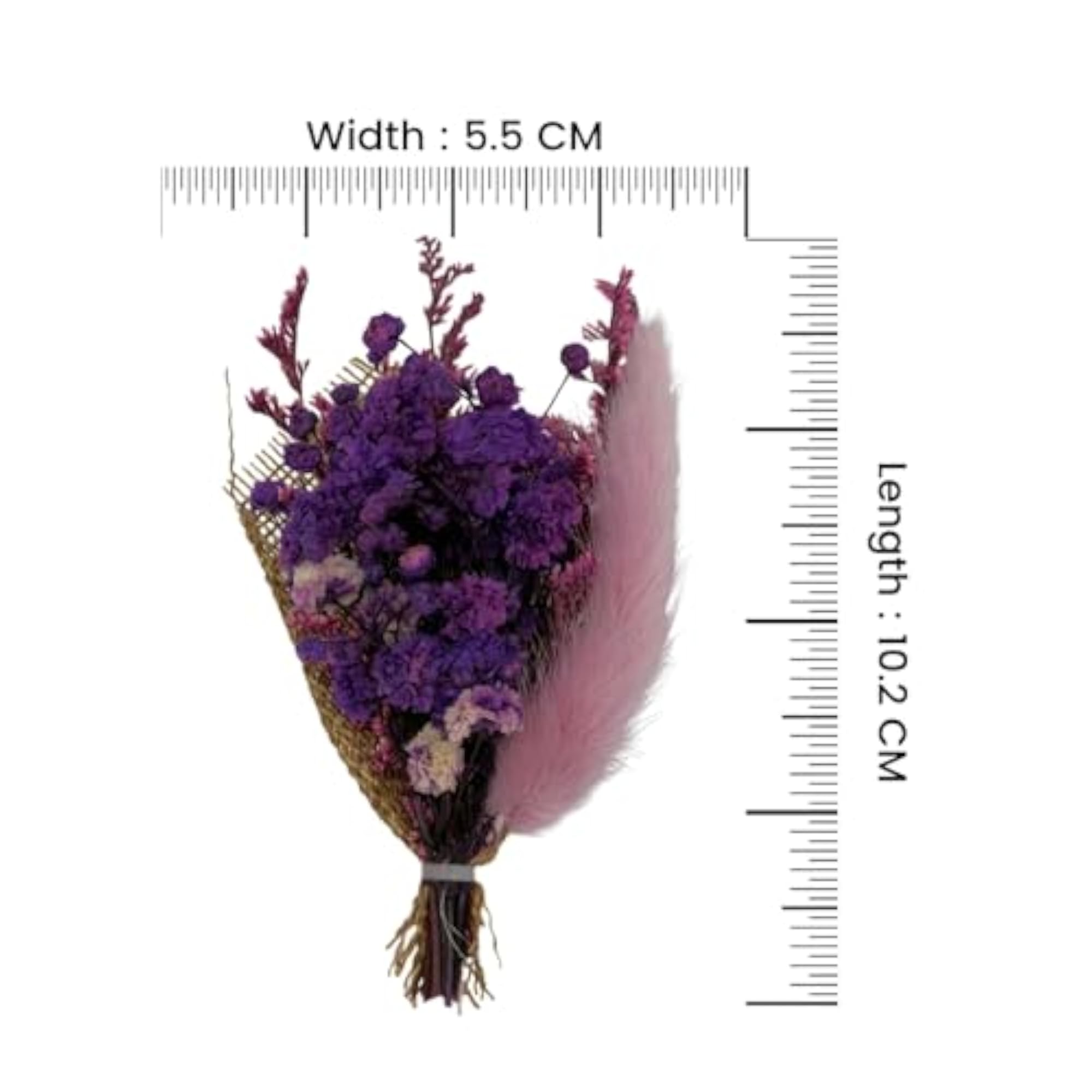 Purple & Pink Artificial Flower Boutonniere, Floral Lapel Pin