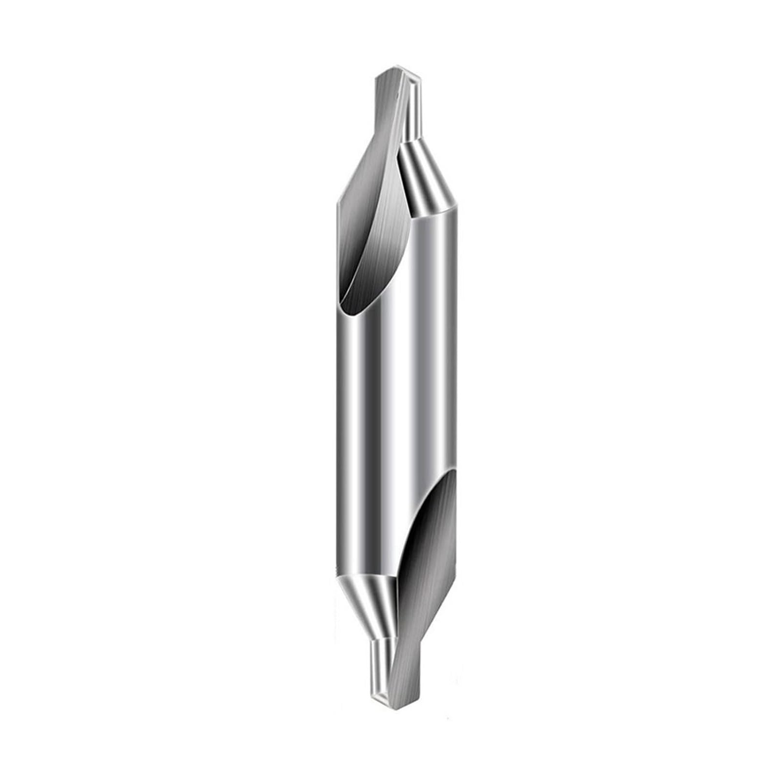 Brocas centrales Herramientas de perforación Broca triangular cruzada de punto de centrado de centrado combinadas HSS(8mm)