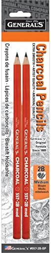General Pencil GEN5572BBP Generals - Lápices de carbón (2 unidade...