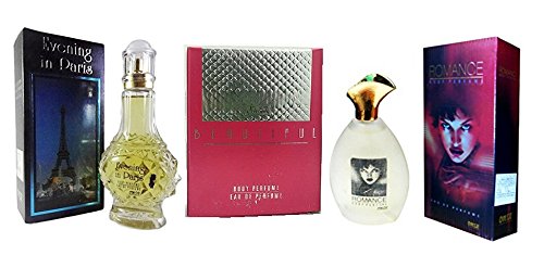Omsr Beautiful Perfume - Omsr Romance And Omsr Evening In Paris, Combo Of 3 - 40Ml
