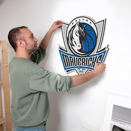 Iconic Puzzles - Dallas Mavericks, Logo, Wooden Puzzle officially licensed NBA, 100% sustainable, size M, 270 Pcs - Image 4